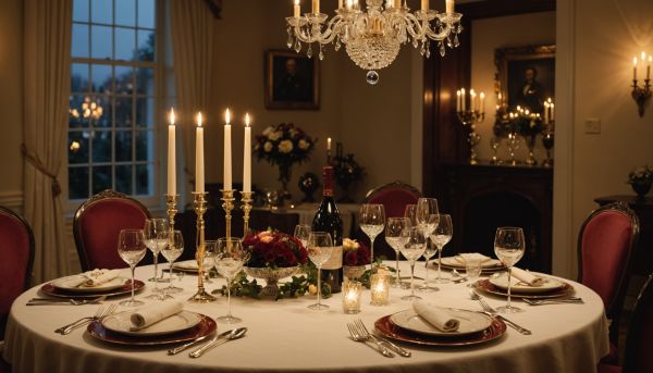 Les accords mets et vins subliment chaque repas de fête chic
