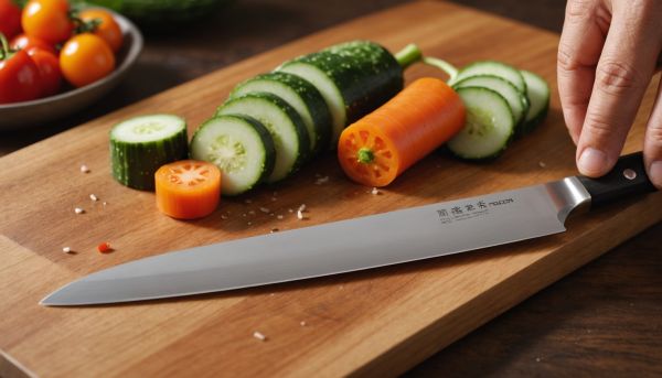 Les couteaux de cuisine japonais garantissent une découpe nette